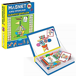 Dıy Toy Magnet IQ Akıl Oyunları Yaratıcı Şekiller 73 Parça