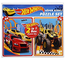 Dıytoy Hot Wheels 2 in 1 Puzzle
