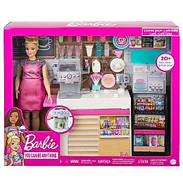 Barbie'nin Kahve Dükkanı Oyun Seti