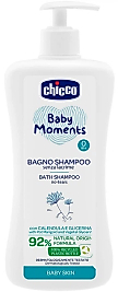 Chicco Baby Moments Göz Yakmayan Yenidoğan Uyumlu Saç ve Vücut Şampuanı 750 ml