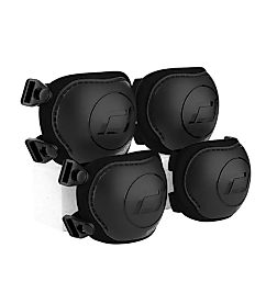 Scoot and Ride XXS-S Dizlik ve Dirseklik Scooter Koruyucu Set Black&Ash