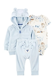 Carter's Erkek Bebek 3'lü Hırkalı Set