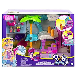Mattel POLLY POCKET FLAMİNGO ARABA SU EĞLENCESİ SETİ