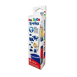 CARİOCA TEMPERA YIKANABİLİR FIRÇALI BOYA 5 RENK