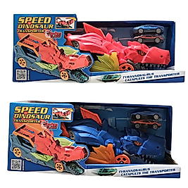 Vardem Araba Fırlatan Taşıyıcı Dinozor Kamyon (KIRMIZI)