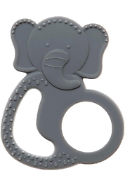 Babyjem Silikon Fil Diş Kaşıyıcı Gri