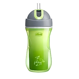 Chicco Isı Yalıtımlı Spor Pipetli Bardak 14m+ YEŞİL