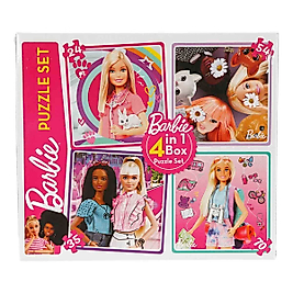 BARBIE 4 IN 1 PUZZLE