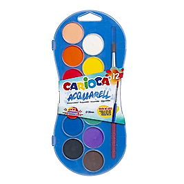 Carioca Sulu Boya 30 Mm 12 Renk Yeni