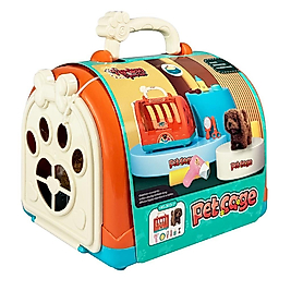 Taşıma Çantalı Hareketli Köpek Set Pet Shop