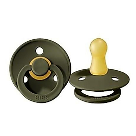 BİBS COLOUR KAUÇUK EMZİK HUNTER GREEN 0-6 AY