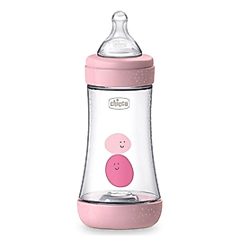 Chicco P5 Antikolik PP Orta Akış Pembe Biberon 240ml