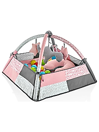 Babyjem 3 Fonksiyonlu Bebek Oyun Jimnastik Halısı - Pembe
