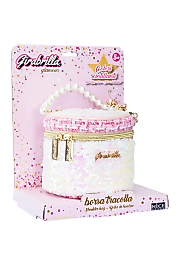 Işıltılı Bavul Omuz Çanta Açık Pembe