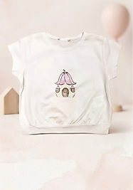 NK KİDS MAGNOLİA HOUSE T-SHIRT-BEYAZ
