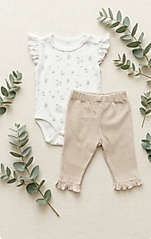 BİORGANİC KIZ BEBEK MİNİ RABBİT TAKIM