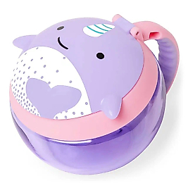 Skip Hop Zoo Kapaklı Çerez Taşıma Kabı Narwhal