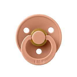 BİBS COLOUR KAUÇUK EMZİK PEACH 0-6 AY