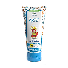 Babyton Bebek ve Çocuklar İçin Suya Dayanıklı Güneş Koruyucu Krem SPF30+ 100 ml
