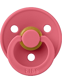 BİBS COLOUR KAUÇUK EMZİK DUSTY PİNK 0-6 AY
