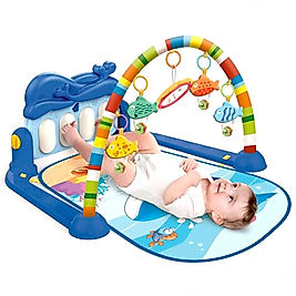 Babycim 3in1 Piyanolu Balina Desenli Oyun Halısı