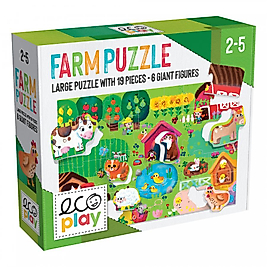 EcoPlay Shapes Puzzle Farm