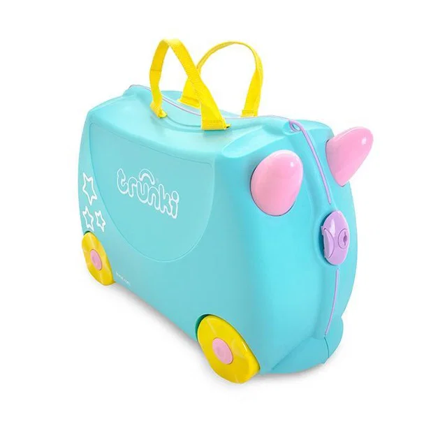 TRUNKİ Çocuk Valiz Una Unicorn Yeşil