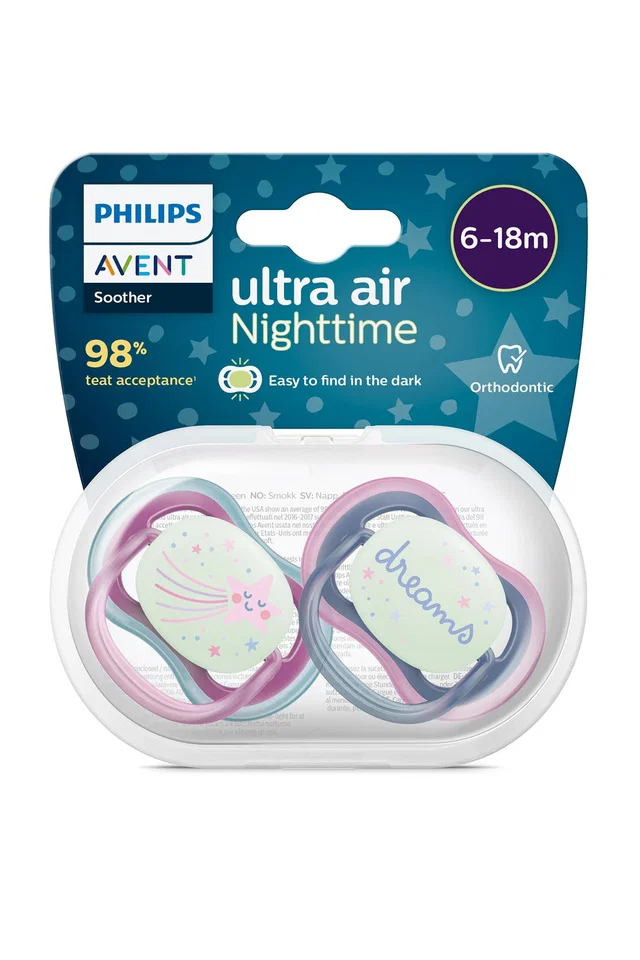 PHILIPS AVENT Ultra AirGece Emzik 6-18ay 2li Kız