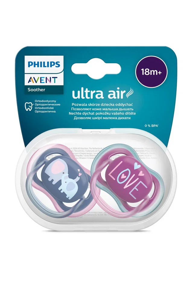 PHILIPS AVENT Ultra Air Emzik 18+ 2li Kız