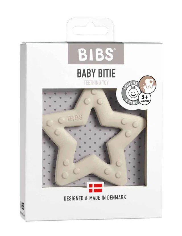 Baby Bitie Silikon Diş Kaşıyıcı Star Baby Ivory 3 Ay - EKRU
