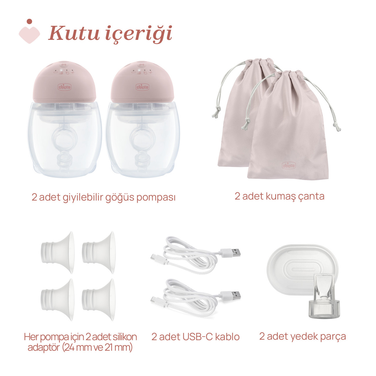 Chicco Giyilebilir Göğüs Pompası