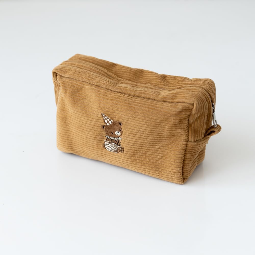 MAMA YOYO baby&kids Kadife Organizer Çanta Tarçın - Ayı nakışlı