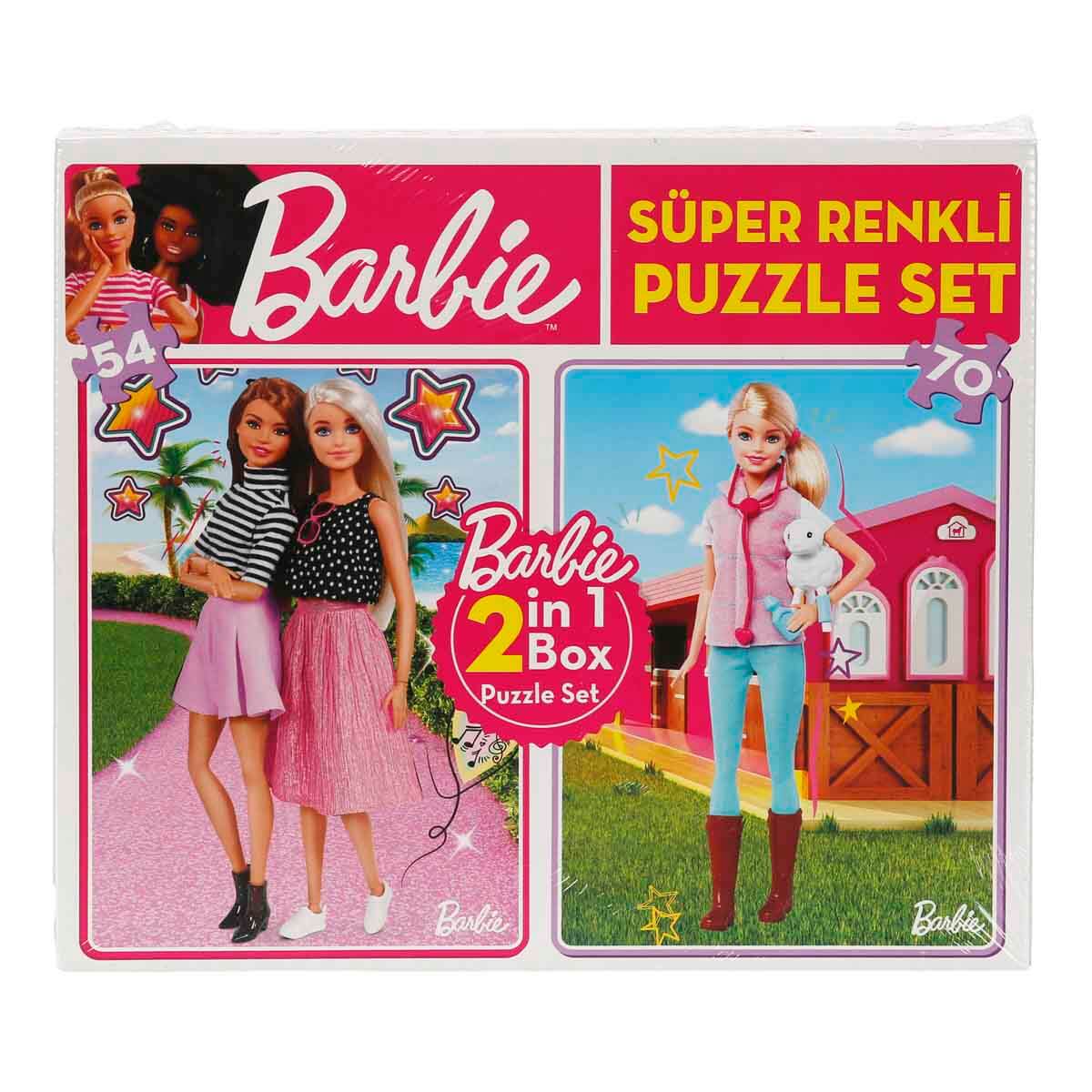 BARBIE 2 IN 1 PUZZLE  (54*70 PCS)