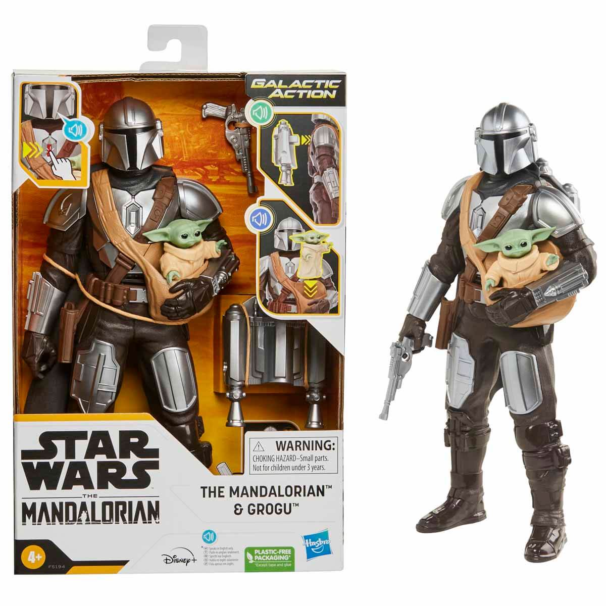 Star Wars Mandalorian ve Grogu İnteraktif Elektronik İkili Figür