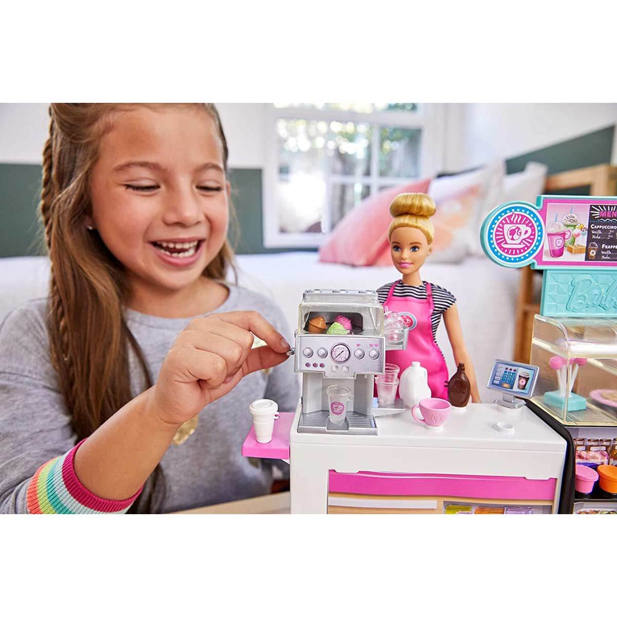 Barbie'nin Kahve Dükkanı Oyun Seti