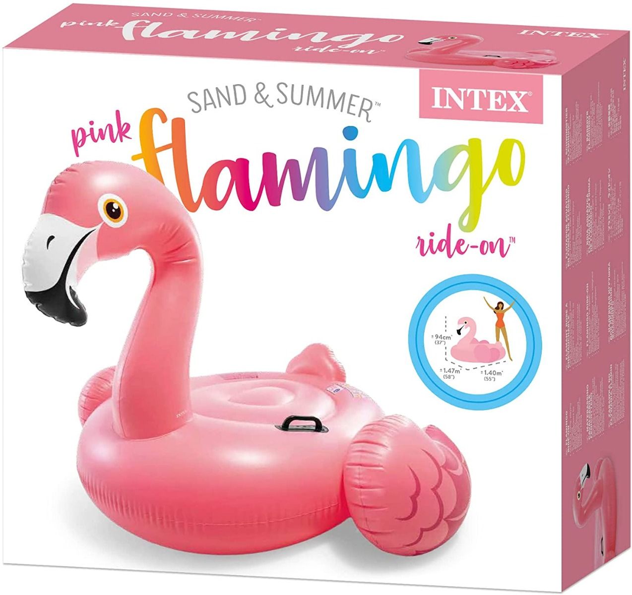 Intex Inflatable Flamingo Ride-On