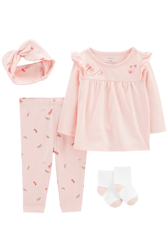 Carter's Kız Bebek 4Lü TAKIM