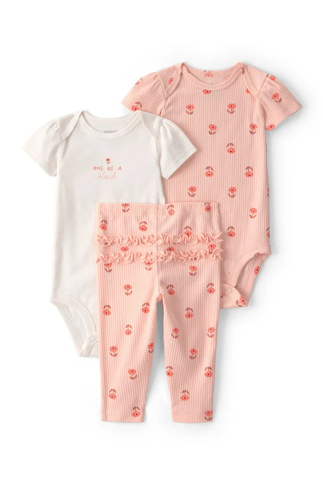CARTER'S KIZ BEBEK 3'LÜ TAKIM