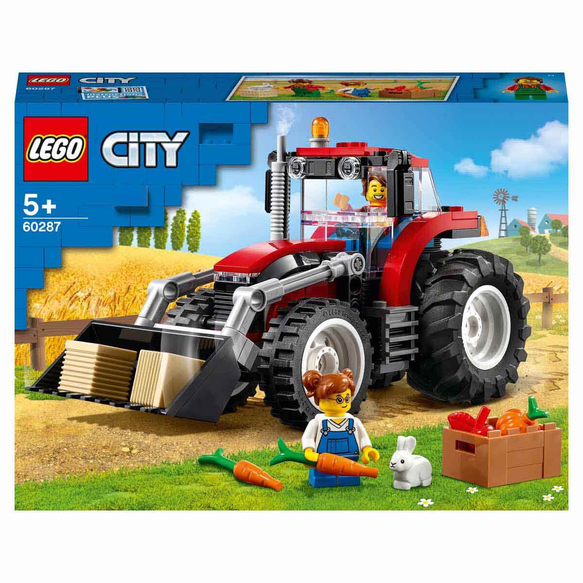 LEGO City Traktör 60287 Yapım Seti; Çocuklar için Harika bir Oyuncak (148 Parça)