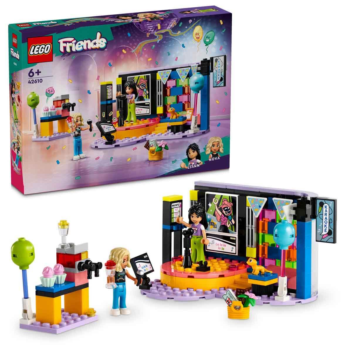 LEGO® Friends Karaoke Müzik Partisi 42610 - 6 Yaş ve Üzeri Çocuklar için Sahne İçeren Yaratıcı Oyuncak Yapım Seti (196 Parça)