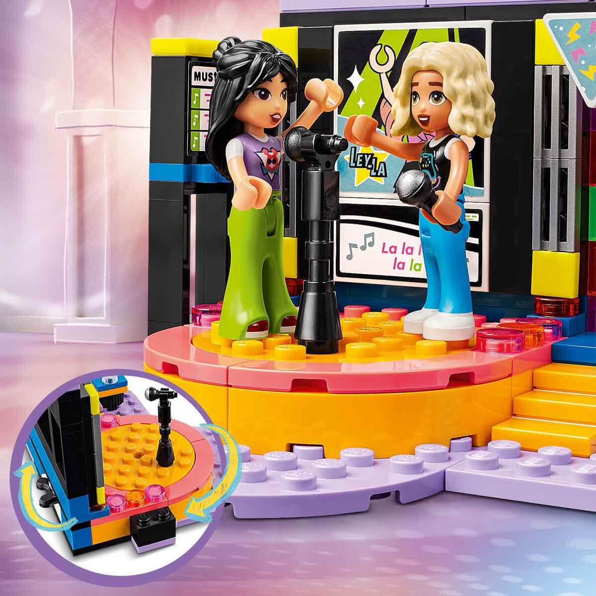 LEGO® Friends Karaoke Müzik Partisi 42610 - 6 Yaş ve Üzeri Çocuklar için Sahne İçeren Yaratıcı Oyuncak Yapım Seti (196 Parça)