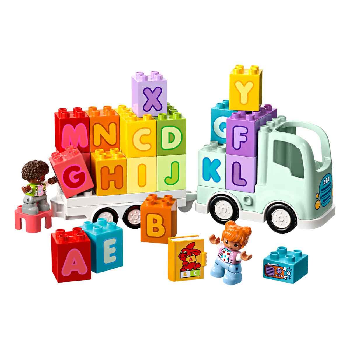 LEGO® DUPLO® Kasabası Alfabe Kamyonu Oyuncağı 10421 - 2 Yaş ve Üzeri Çocuklar için Eğitici Oyuncak Yapım Seti (36 Parça)