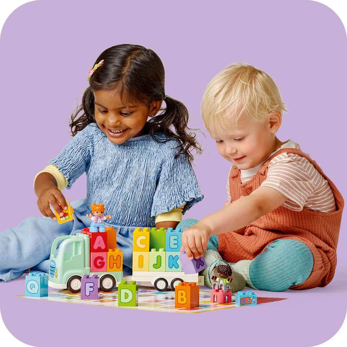 LEGO® DUPLO® Kasabası Alfabe Kamyonu Oyuncağı 10421 - 2 Yaş ve Üzeri Çocuklar için Eğitici Oyuncak Yapım Seti (36 Parça)