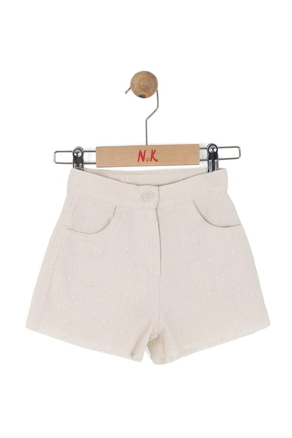 NK Kids51600-PEARL ŞORT EKRU