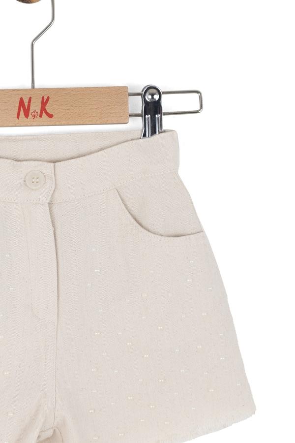 NK Kids51600-PEARL ŞORT EKRU