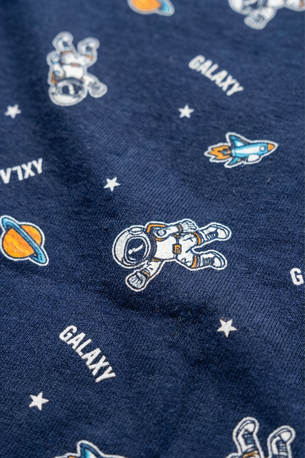 KATİA BONY Uzay Desenli Çocuk Şortlu Pijama Takımı