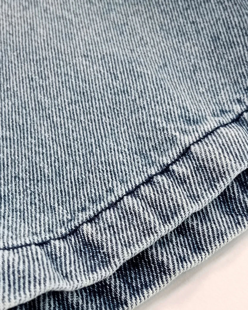 Patique Baskılı Mavi Tişört ve Denim Şort Erkek Çocuk Takım